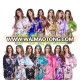 wholesale 14 colors super soft silky kimono gown